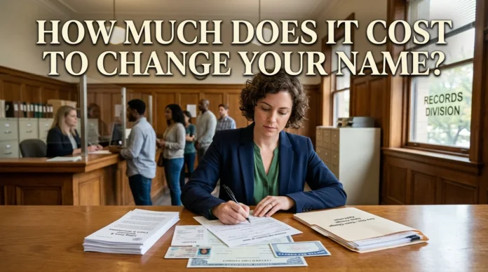 How much does it cost to change your name How Much Does It Cost to Change Your Name