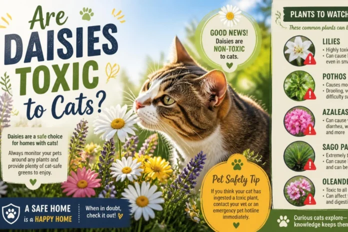 Are Daisies Toxic to Cats Are Daisies Toxic to Cats