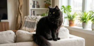 Fluffy Black Cat Guide: How to Identify That Silky Coat and Care for It Fluffy Black Cat