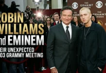 Robin Williams and Eminem: The Untold Story Behind Their Unexpected 2003 Grammy Meeting, What Happened That Night, and the Surprising Connection Between Two Entertainment Legends Robin Williams and Eminem