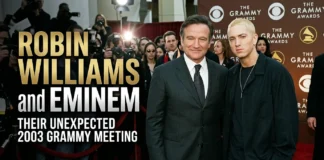 Robin Williams and Eminem: The Untold Story Behind Their Unexpected 2003 Grammy Meeting, What Happened That Night, and the Surprising Connection Between Two Entertainment Legends Robin Williams and Eminem